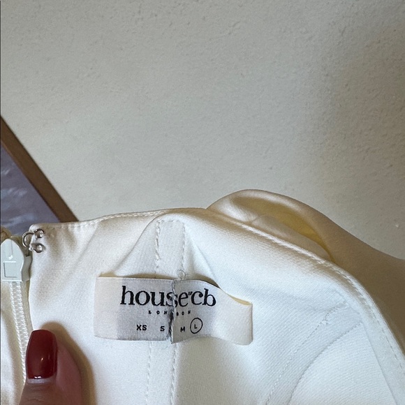 House of CB‎ ‘Delphine’ Ivory Draped Corset Bridal Gown NWOT size L - Picture 10 of 13